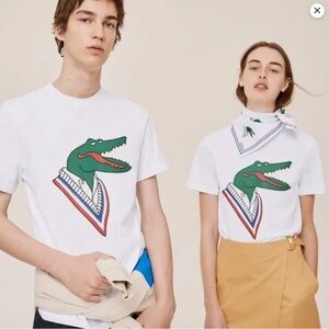 💥PRICE DROP💥 LACOSTE x Jean-Michel Tixier Graphic T-shirt Unisex Apparel (2)